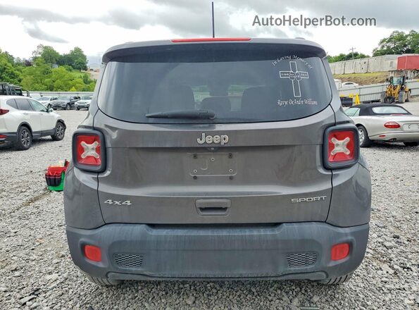 ZACCJBAB2JPG80520 2018 JEEP RENEGADE Gray Հետևի տեսք