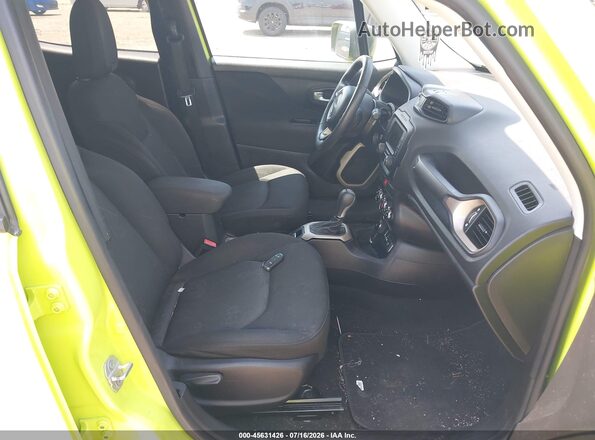 ZACCJBAB3HPF91808 2017 JEEP RENEGADE Зеленый Вид салона спереди