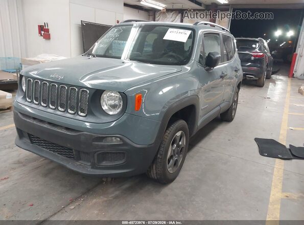 ZACCJBAB3HPG54101 2017 JEEP RENEGADE Синий Передняя левая четверть