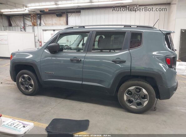 ZACCJBAB3HPG54101 2017 JEEP RENEGADE Синий Панорамный вид салона 360°
