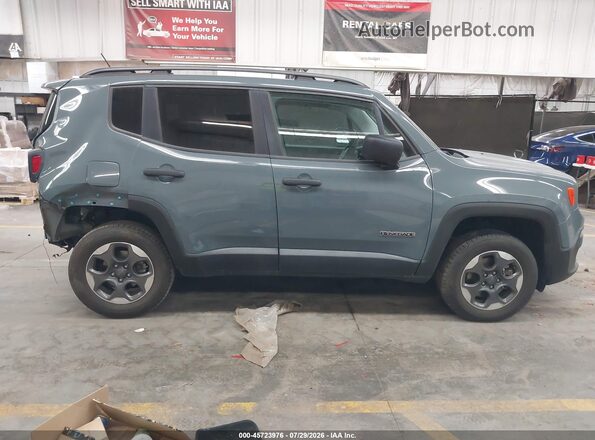 ZACCJBAB3HPG54101 2017 JEEP RENEGADE Синий Вид задней части салона
