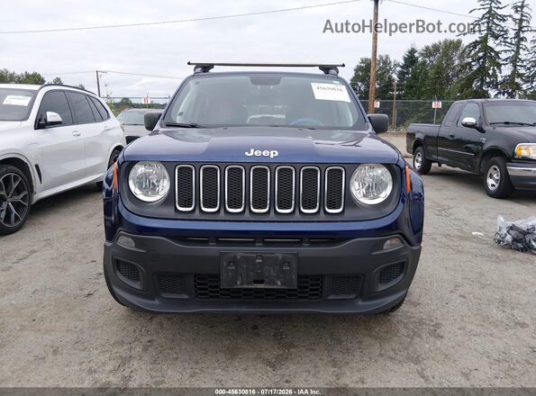 ZACCJBAB3JPH19339 2018 JEEP RENEGADE Blue Սարքավորումների վահանակի տեսք