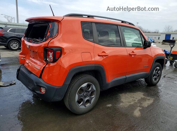 ZACCJBAB3JPH50770 2018 JEEP RENEGADE Orange Rear right