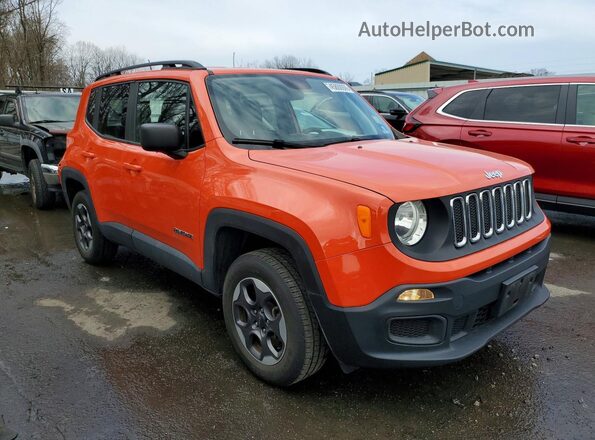 ZACCJBAB3JPH50770 2018 JEEP RENEGADE Orange Front right