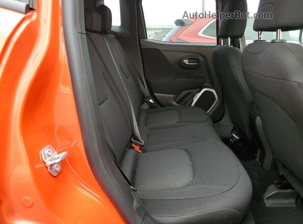 ZACCJBAB3JPH50770 2018 JEEP RENEGADE Orange Rear seats view