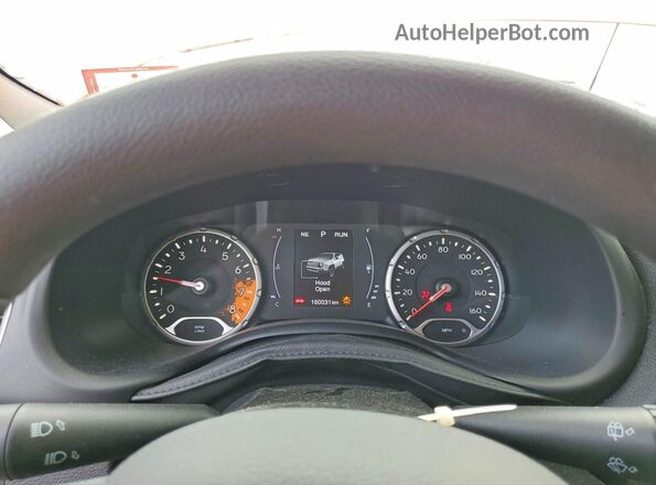 ZACCJBAB3JPH50770 2018 JEEP RENEGADE Orange Instrument cluster view
