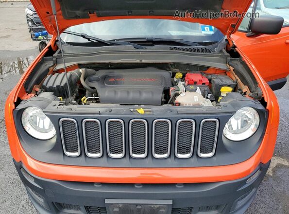 ZACCJBAB3JPH50770 2018 JEEP RENEGADE Orange Rear interior view