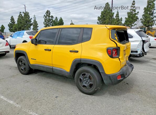 ZACCJBAB3JPH78097 2018 JEEP RENEGADE Yellow Rear left