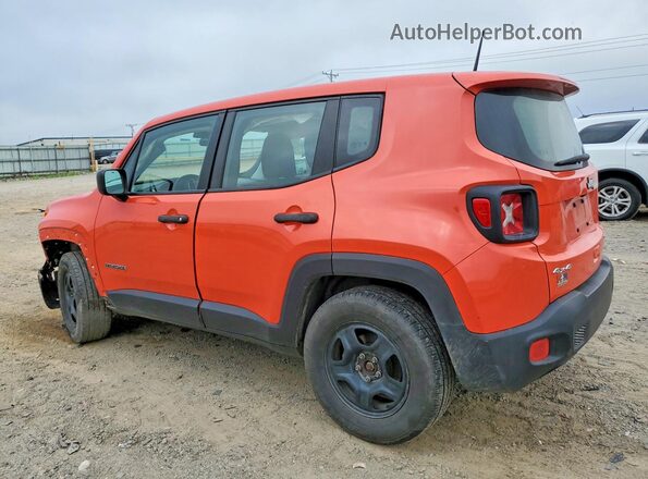 ZACCJBAB3JPJ44611 2018 JEEP RENEGADE Orange Հետևի ձախ