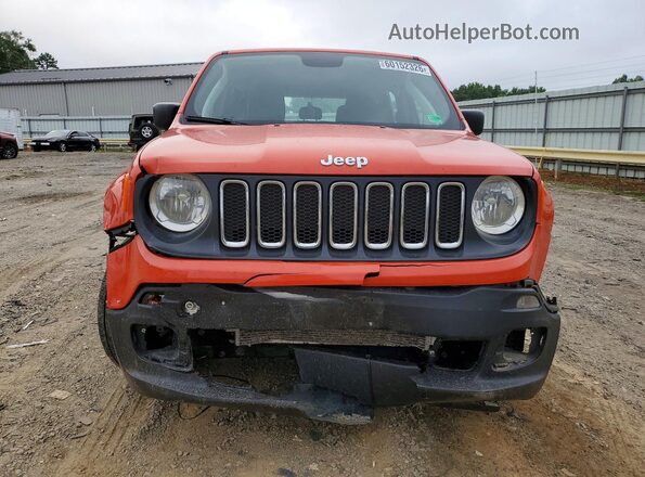 ZACCJBAB3JPJ44611 2018 JEEP RENEGADE Orange Դիմացի տեսք