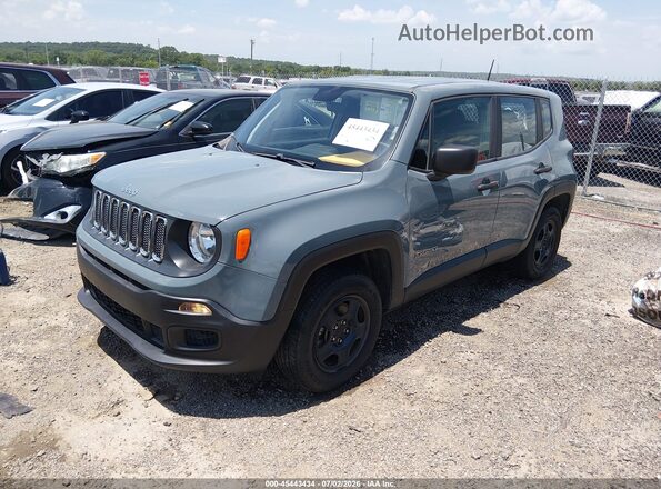ZACCJBAB3JPJ51770 2018 JEEP RENEGADE Gray Vista tres cuartos delantera izquierda