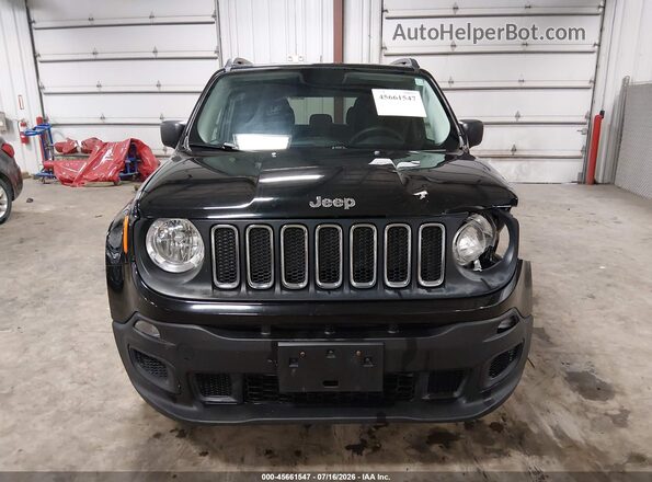 ZACCJBAB4HPG19051 2017 JEEP RENEGADE Black უკანა სალონის ხედი
