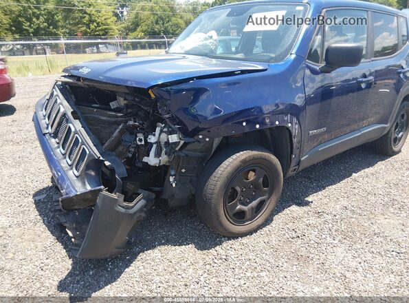 ZACCJBAB4JPJ45704 2018 JEEP RENEGADE Blue წინა ხედი