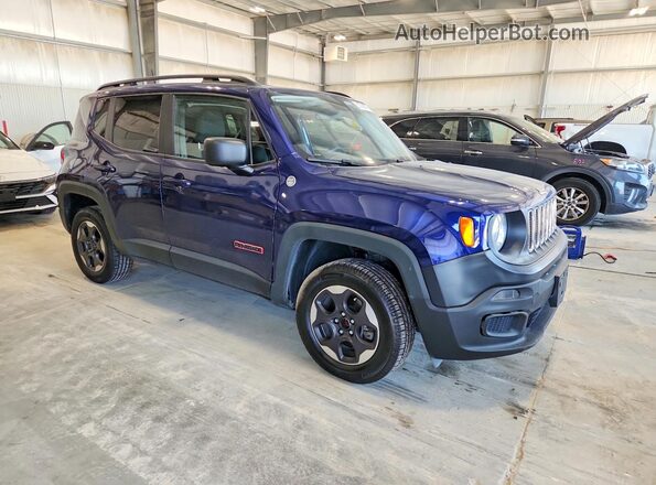 ZACCJBAB5HPG56478 2017 JEEP RENEGADE Blue Delantero derecho