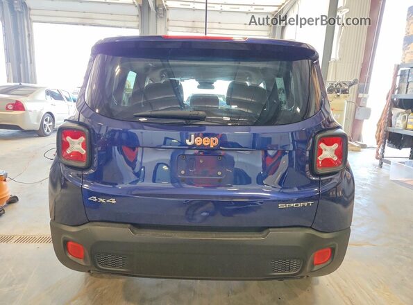 ZACCJBAB5HPG56478 2017 JEEP RENEGADE Blue Vista trasera