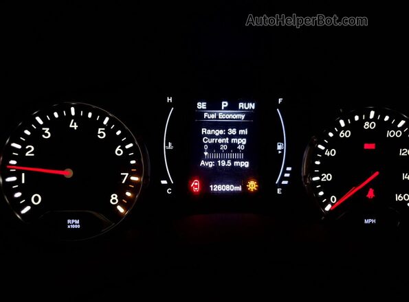 ZACCJBAB5JPH38135 2018 JEEP RENEGADE Black Vista del cuadro de instrumentos