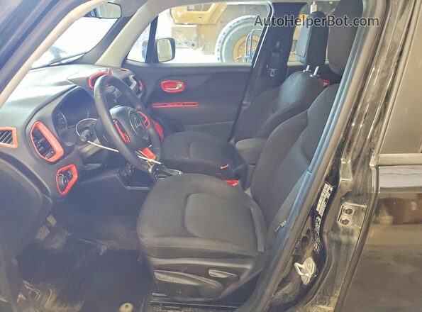 ZACCJBAB5JPH38135 2018 JEEP RENEGADE Black Vista interior delantera