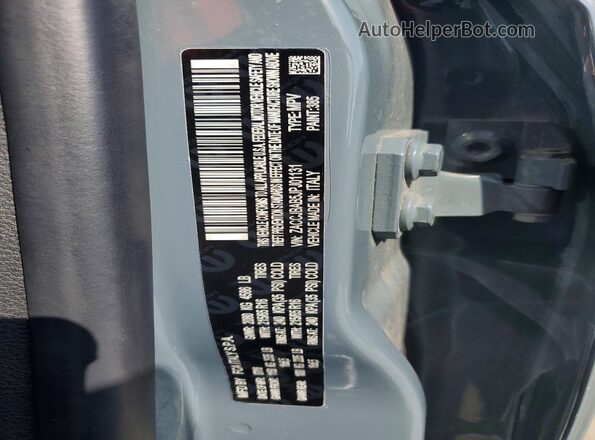 ZACCJBAB5JPJ01131 2018 JEEP RENEGADE Бирюзовый Вид наклейки с VIN-кодом