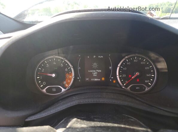 ZACCJBAB5JPJ01131 2018 JEEP RENEGADE Бирюзовый Вид щитка приборов