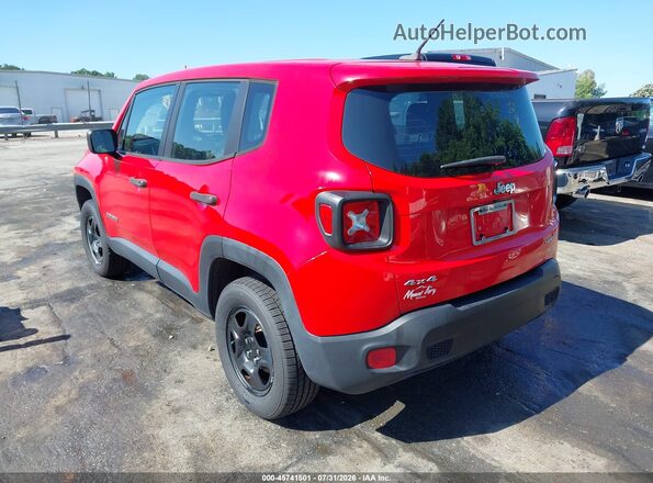 ZACCJBAB6HPF99580 2017 JEEP RENEGADE Red უკანა მარცხენა