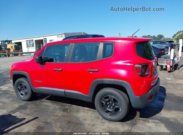 ZACCJBAB6HPF99580 2017 JEEP RENEGADE Red სალონის 360-გრადუსიანი ხედი