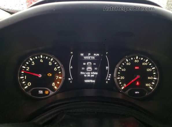ZACCJBAB6JPH36247 2018 JEEP RENEGADE Black Vista del cuadro de instrumentos