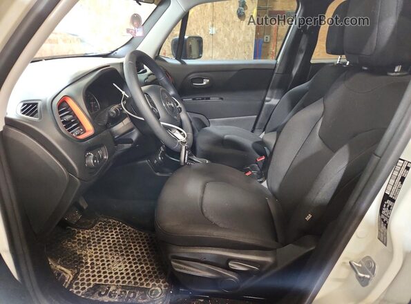 ZACCJBAB7JPH95288 2018 JEEP RENEGADE White წინა სალონის ხედი