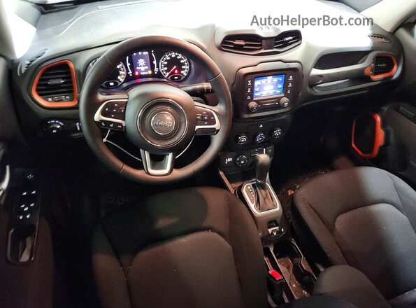 ZACCJBAB7JPH95288 2018 JEEP RENEGADE White წინა პანელის ხედი