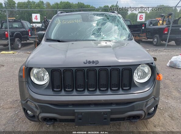 ZACCJBAB7JPJ11613 2018 JEEP RENEGADE Gray Вид задньої частини салону