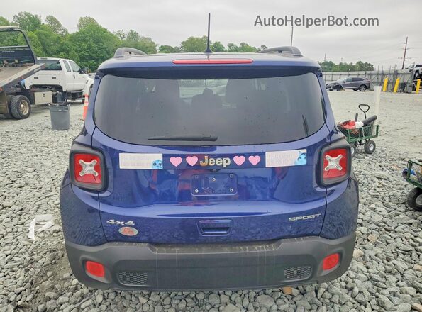 ZACCJBAB8JPH49338 2018 JEEP RENEGADE Blue უკანა ხედი