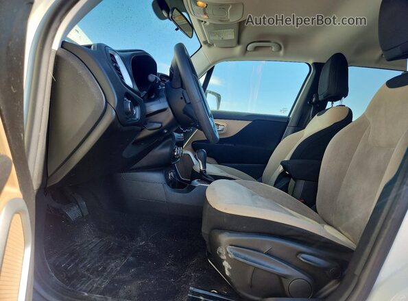 ZACCJBAB9HPE89140 2017 JEEP RENEGADE White წინა სალონის ხედი