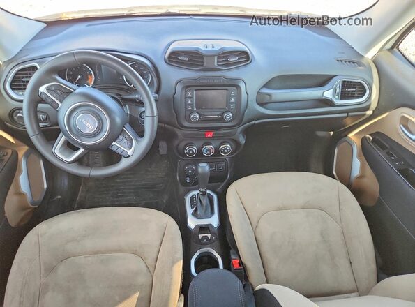 ZACCJBAB9HPE89140 2017 JEEP RENEGADE White წინა პანელის ხედი