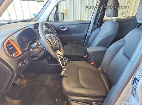 ZACCJBABXJPH79831 2018 JEEP RENEGADE Silver წინა სალონის ხედი