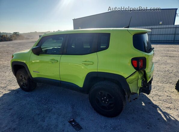 ZACCJBABXJPH95110 2018 JEEP RENEGADE Green Հետևի ձախ