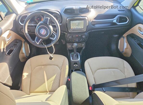 ZACCJBABXJPH95110 2018 JEEP RENEGADE Green Առջևի վահանակի տեսք