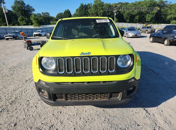 ZACCJBABXJPH95110 2018 JEEP RENEGADE Green Դիմացի տեսք