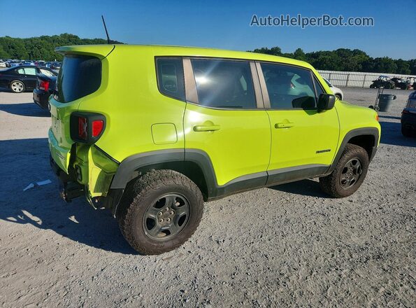 ZACCJBABXJPH95110 2018 JEEP RENEGADE Green Հետևի աջ