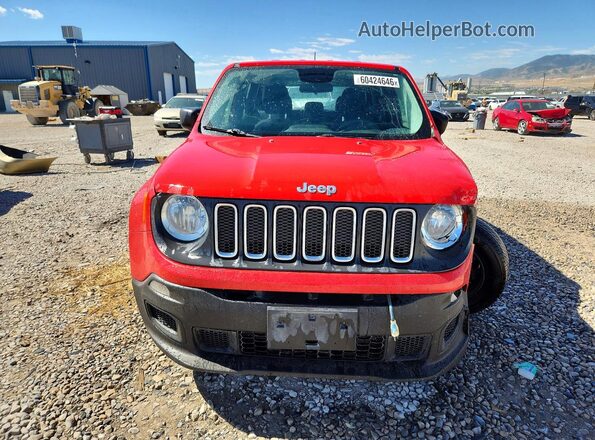 ZACCJBAH0HPE66513 2017 JEEP RENEGADE Red Widok z przodu