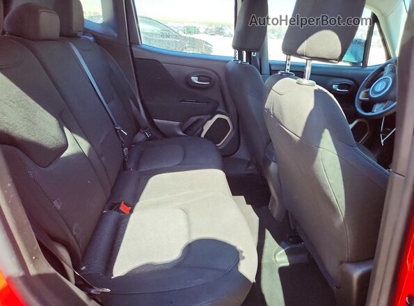 ZACCJBAH0HPE66513 2017 JEEP RENEGADE Red Widok tylnych siedzeń