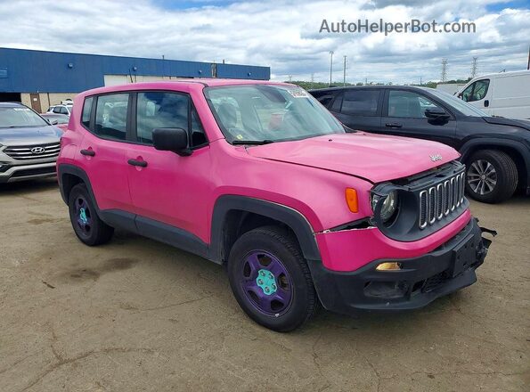 ZACCJBAH7JPH22216 2018 JEEP RENEGADE Pink Front right
