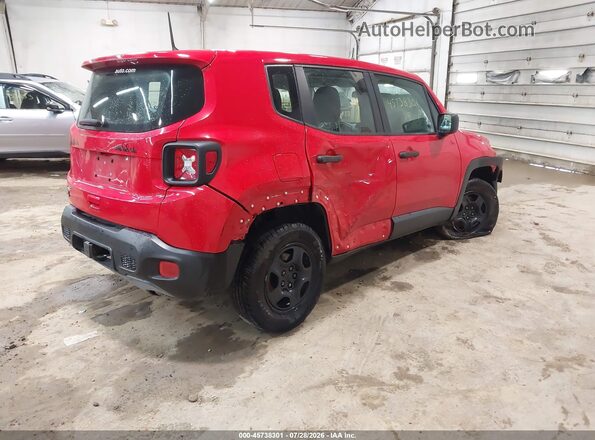 ZACCJBAH8JPG70045 2018 JEEP RENEGADE Red Հետևի աջ