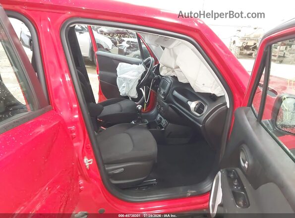 ZACCJBAH8JPG70045 2018 JEEP RENEGADE Red Սալոնի դիմացի տեսք