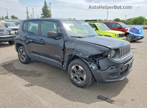 ZACCJBAT0GPC97175 2016 JEEP RENEGADE Black წინა მარჯვენა