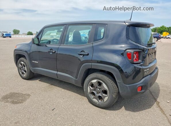 ZACCJBAT0GPC97175 2016 JEEP RENEGADE Black უკანა მარცხენა