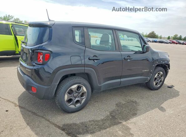 ZACCJBAT0GPC97175 2016 JEEP RENEGADE Black უკანა მარჯვენა