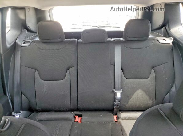 ZACCJBAT0GPC97175 2016 JEEP RENEGADE Black უკანა სავარძლების ხედი