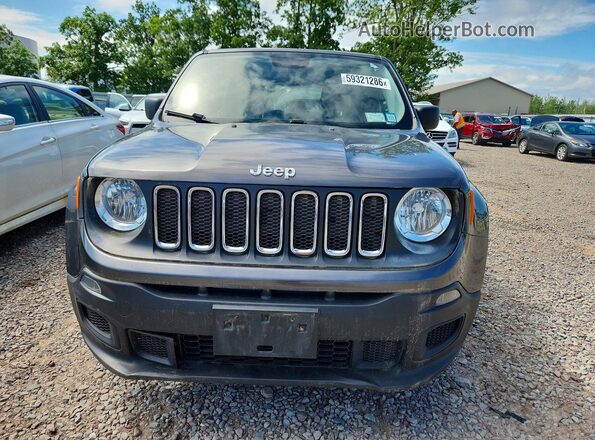 ZACCJBAT1GPC79140 2016 JEEP RENEGADE Gray Դիմացի տեսք