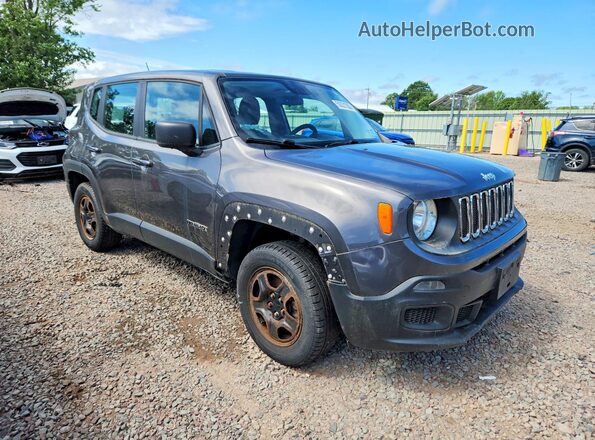 ZACCJBAT1GPC79140 2016 JEEP RENEGADE Gray Առջևի աջ