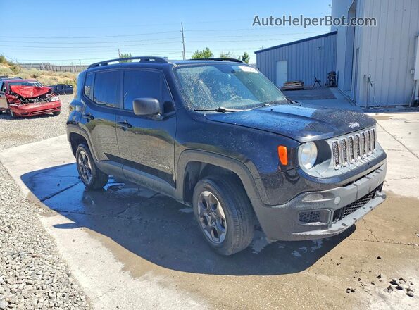 ZACCJBAT2GPD42259 2016 JEEP RENEGADE Black Front right