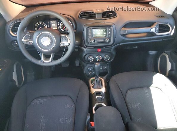 ZACCJBAT2GPD42259 2016 JEEP RENEGADE Black Dashboard view